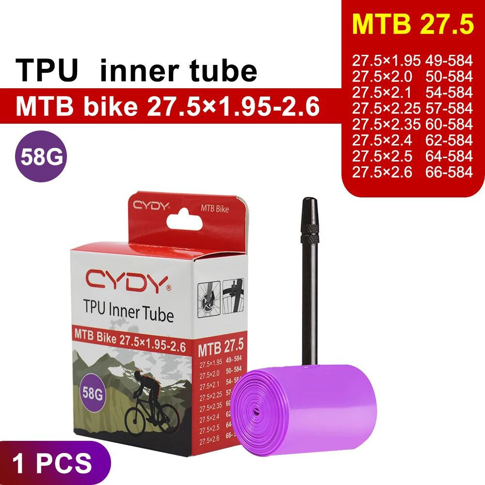 MTB 29/26/27.5 Ultralight TPU Bike Inner Tube for 29er Tires Image 6