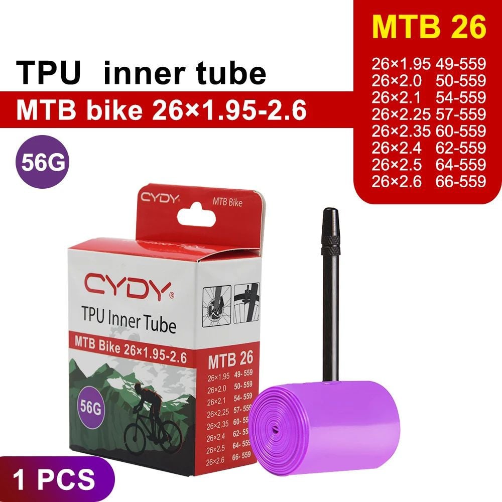 MTB 29/26/27.5 Ultralight TPU Bike Inner Tube for 29er Tires Image 8