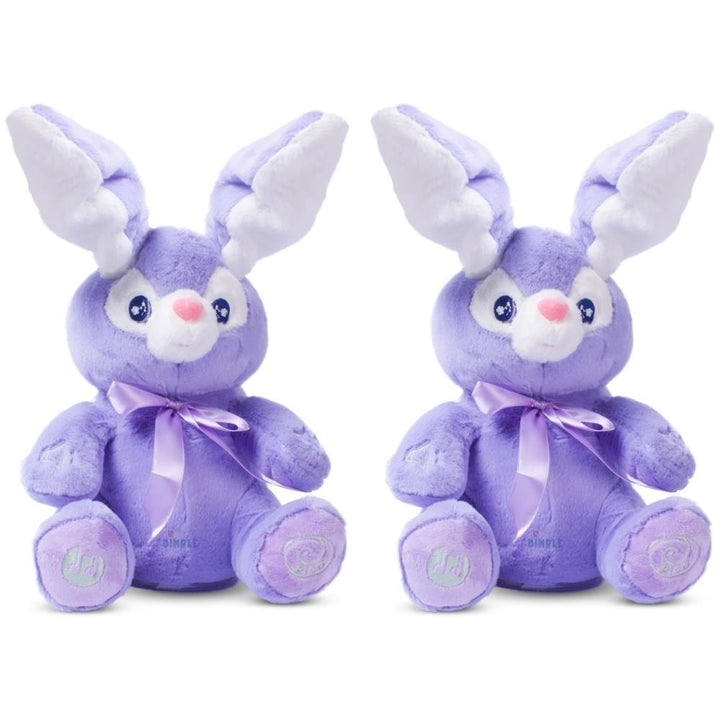 Stuffed Bunny Animal Animated Interactive Soft Bunny Plush Toy w/ Peek-a-Boo Feature Singing Songs Baby Stuffed Animal Image 2