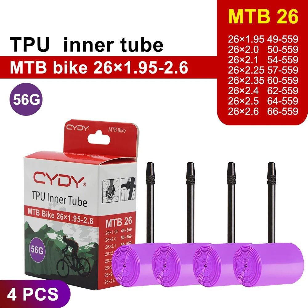 MTB 29/26/27.5 Ultralight TPU Bike Inner Tube for 29er Tires Image 10