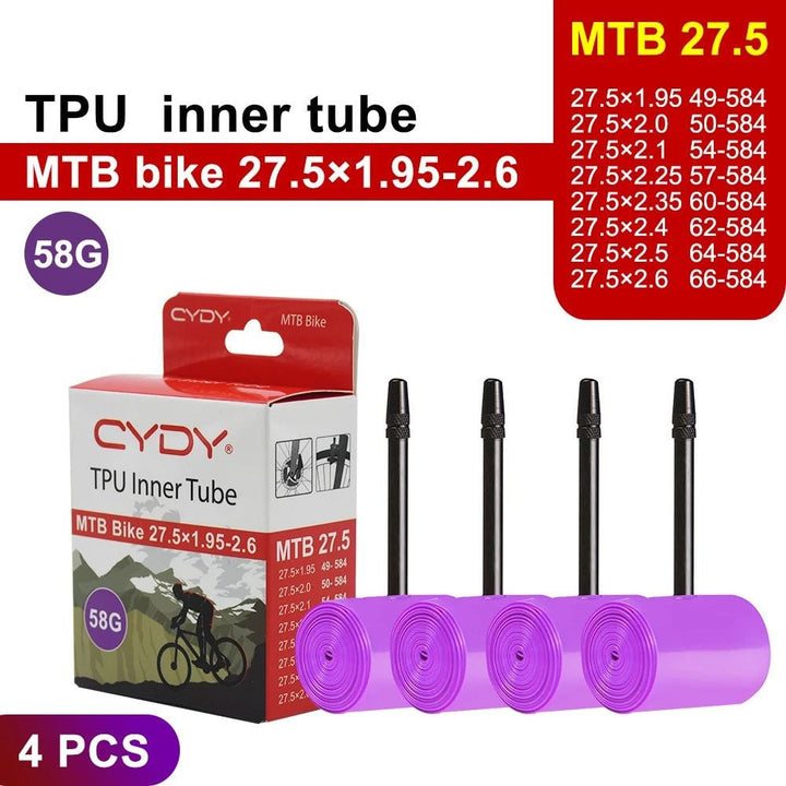 MTB 29/26/27.5 Ultralight TPU Bike Inner Tube for 29er Tires Image 1