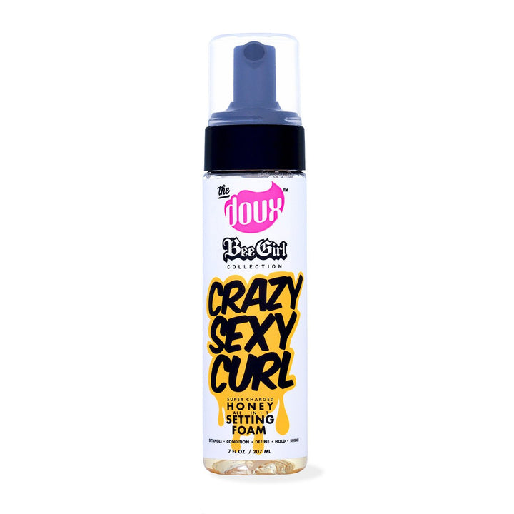 The Doux CRAZYSEXYCURL Honey Setting Foam Volumizing Mousse Honey Infused Image 1