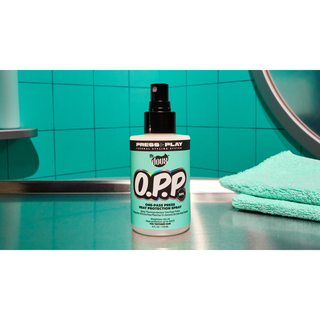 The Doux O.P.P. One-Pass Press Heat Protection Spray Hair Care Product Salon Image 4