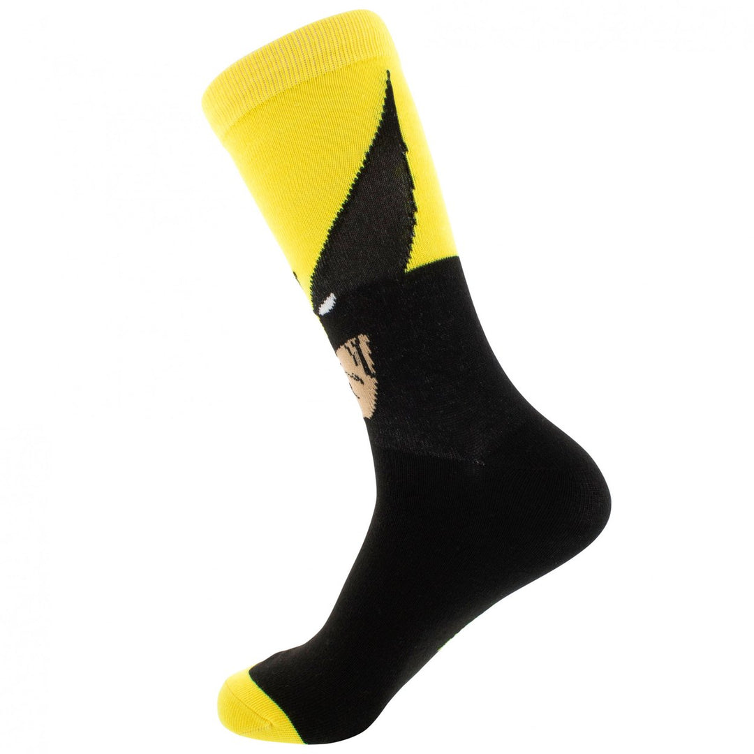 Wolverine Hero Mask Crew Socks Image 4