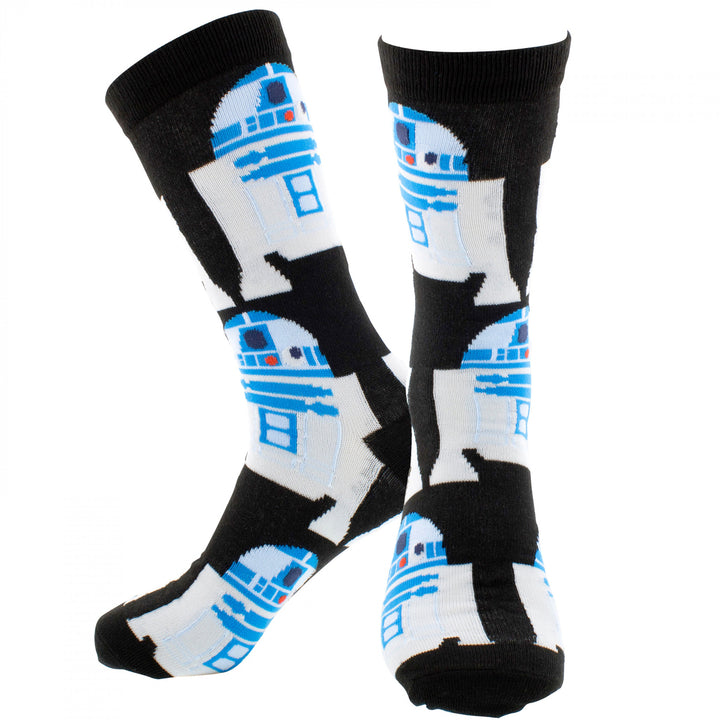 Star Wars R2-D2 Pop Art Crew Socks Image 1