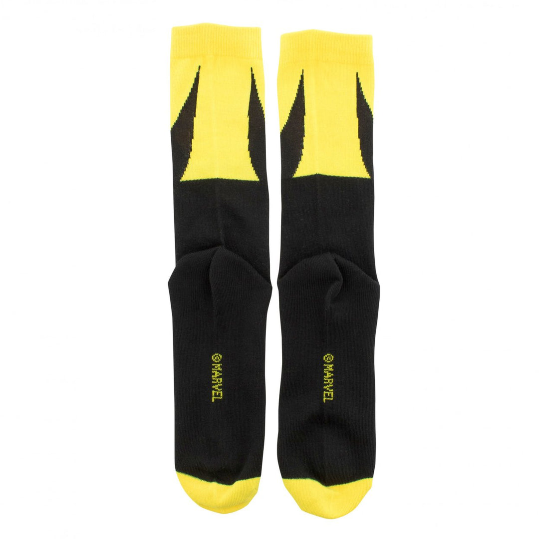 Wolverine Hero Mask Crew Socks Image 4