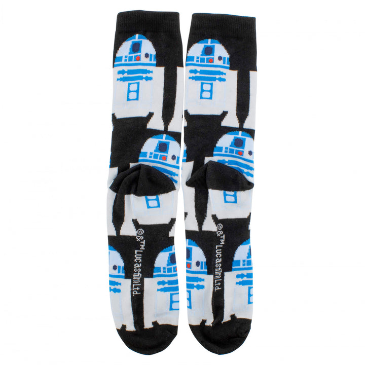 Star Wars R2-D2 Pop Art Crew Socks Image 6