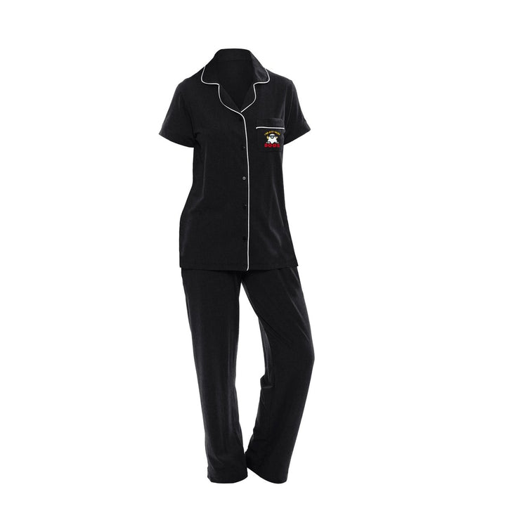 6-Piece Womens Comfortable Notch Collar Sleepwear Pajama Set Image 4