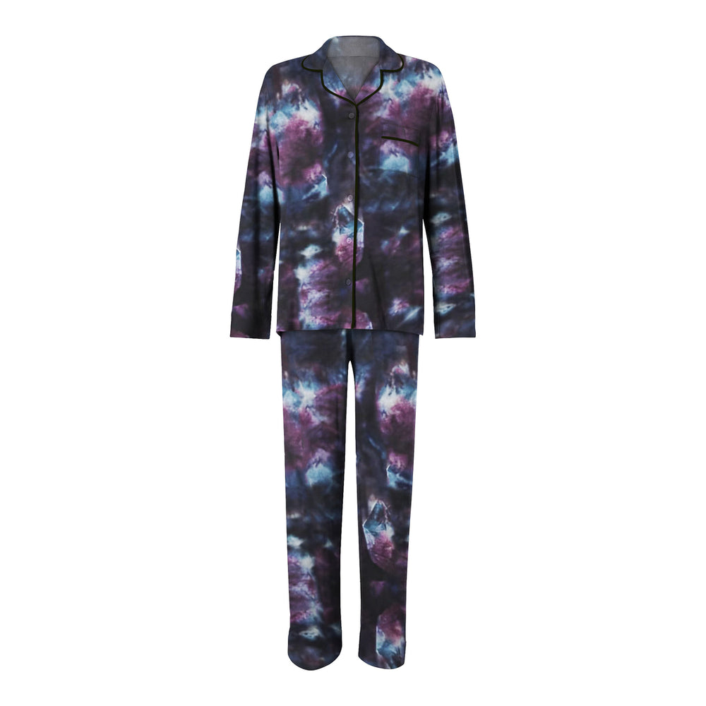 8-Pieces of Randomly Selected Womens Comfortable Notch Collar Sleepwear Pajama Set Image 2