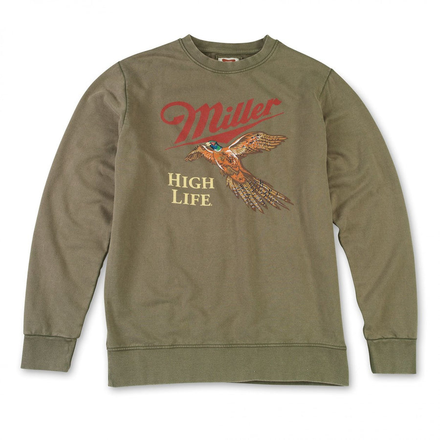 Miller High Life Pheasant Flying Crewneck Sweatshirt Image 1