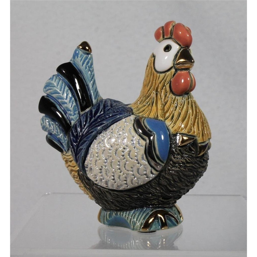 DeRosa Rinconada Family Figurine - Blue Cochin Hen - F176 - in Box Image 1