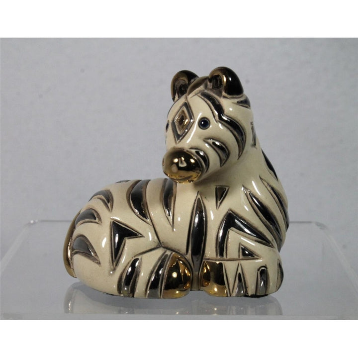 DeRosa Rinconada Rincababy - Baby Zebra Sitting - 1736B - in Box - RETIRED Image 1