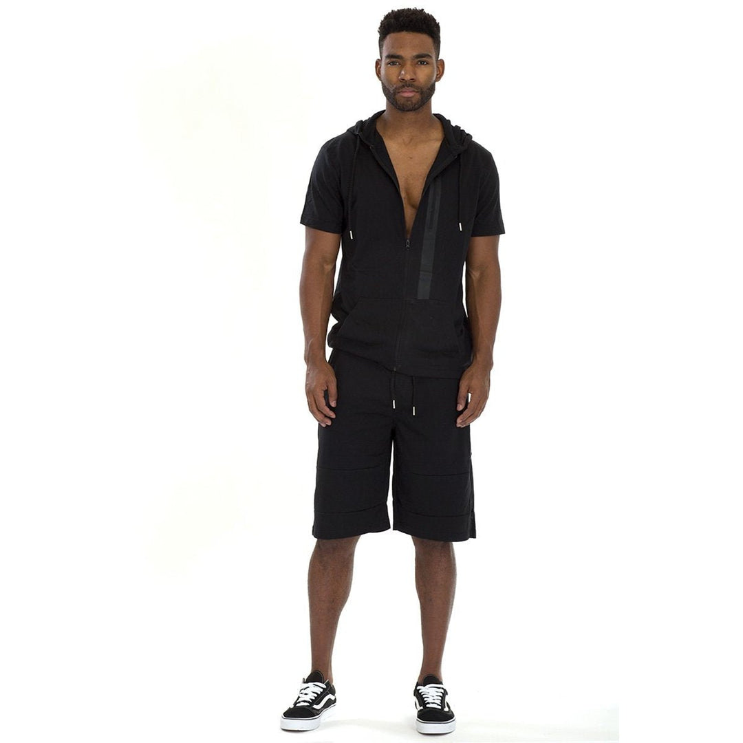 CAGE SHORT ATHLETIC SET- BLACK Image 1