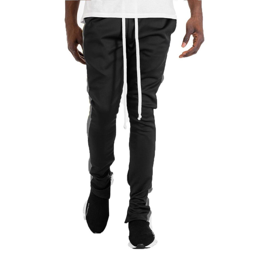 HOLIDAY TRACK PANTS- BLACK/ GREY Image 2