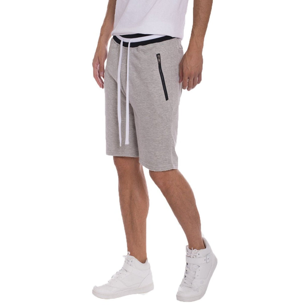 FRENCH TERRY SHORTS- GREY Image 1