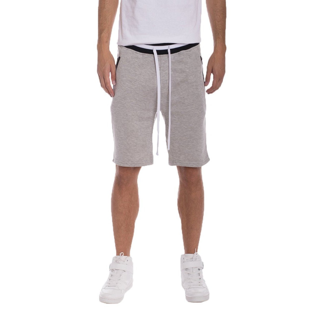 FRENCH TERRY SHORTS- GREY Image 3