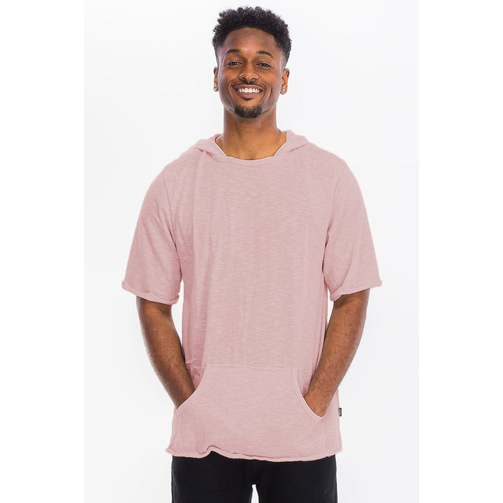 SHORT SLEEVE HOODED SHIRT Image 3