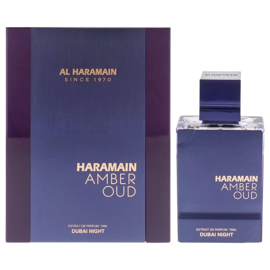 Al Haramain Amber Oud - Dubai Night Edition by Al Haramain for Men - 2.53 oz Extrait De Parfum Spray Image 1