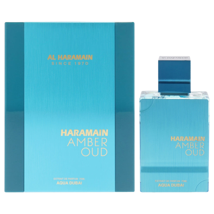 Al Haramain Amber Oud - Aqua Dubai Edition by Al Haramain for Men - 2.53 oz Extrait De Parfum Spray Image 1