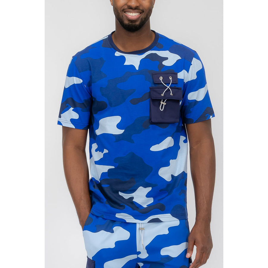 Full Camo Toggle Tshirt Image 1