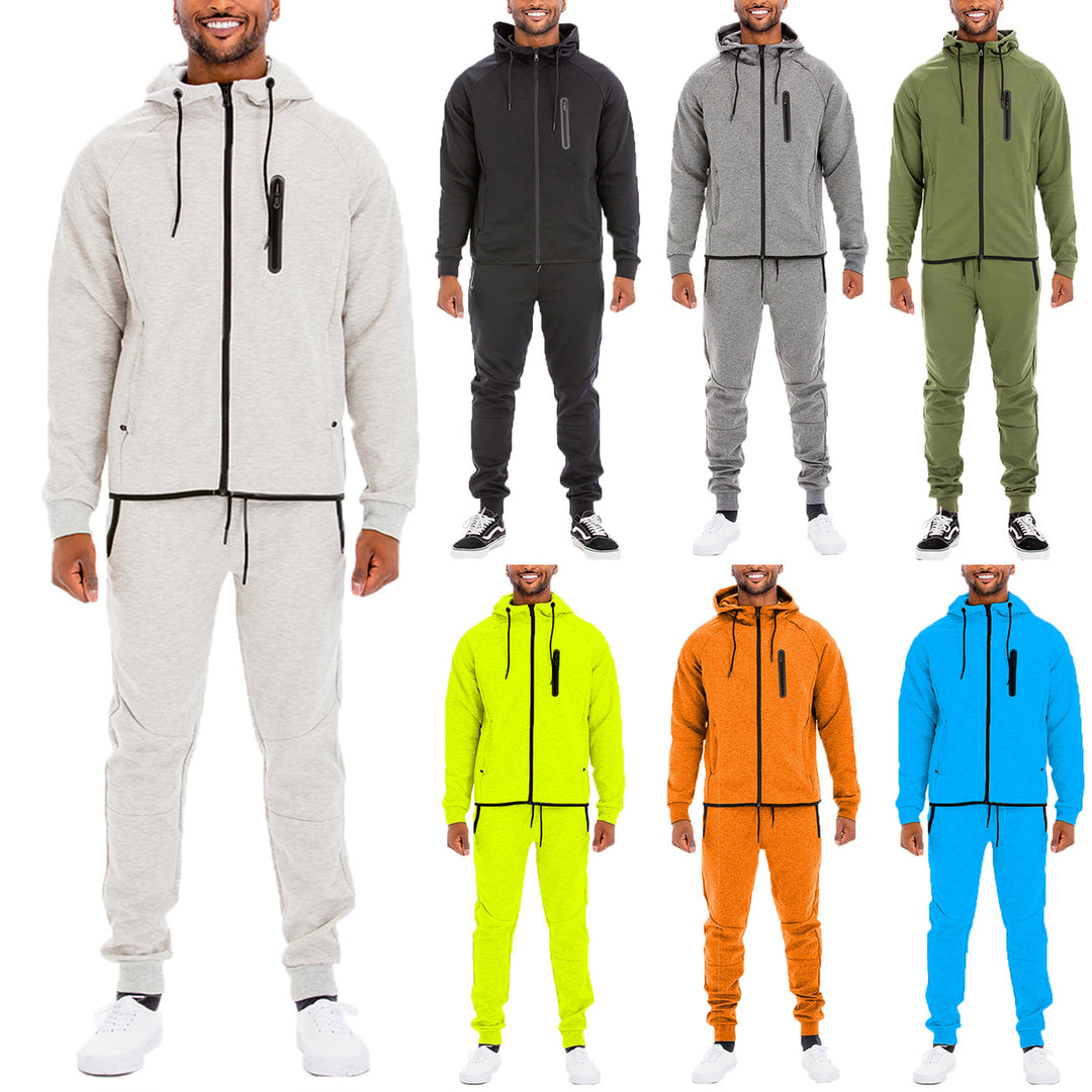 Dyanimc Tech Fleece Track Jacket Jogger Suit Image 1