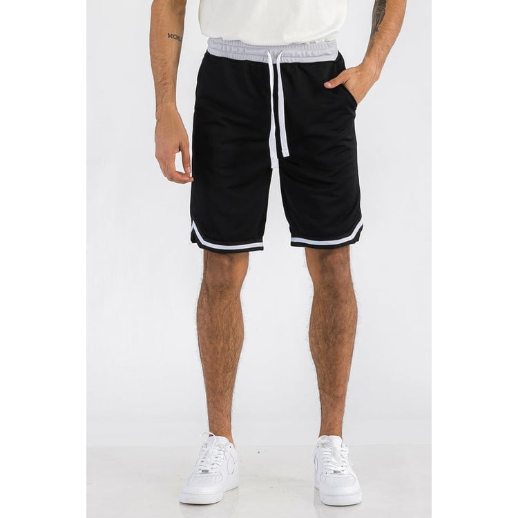 Mens Striped Basketball Active Jordan Shorts Image 2