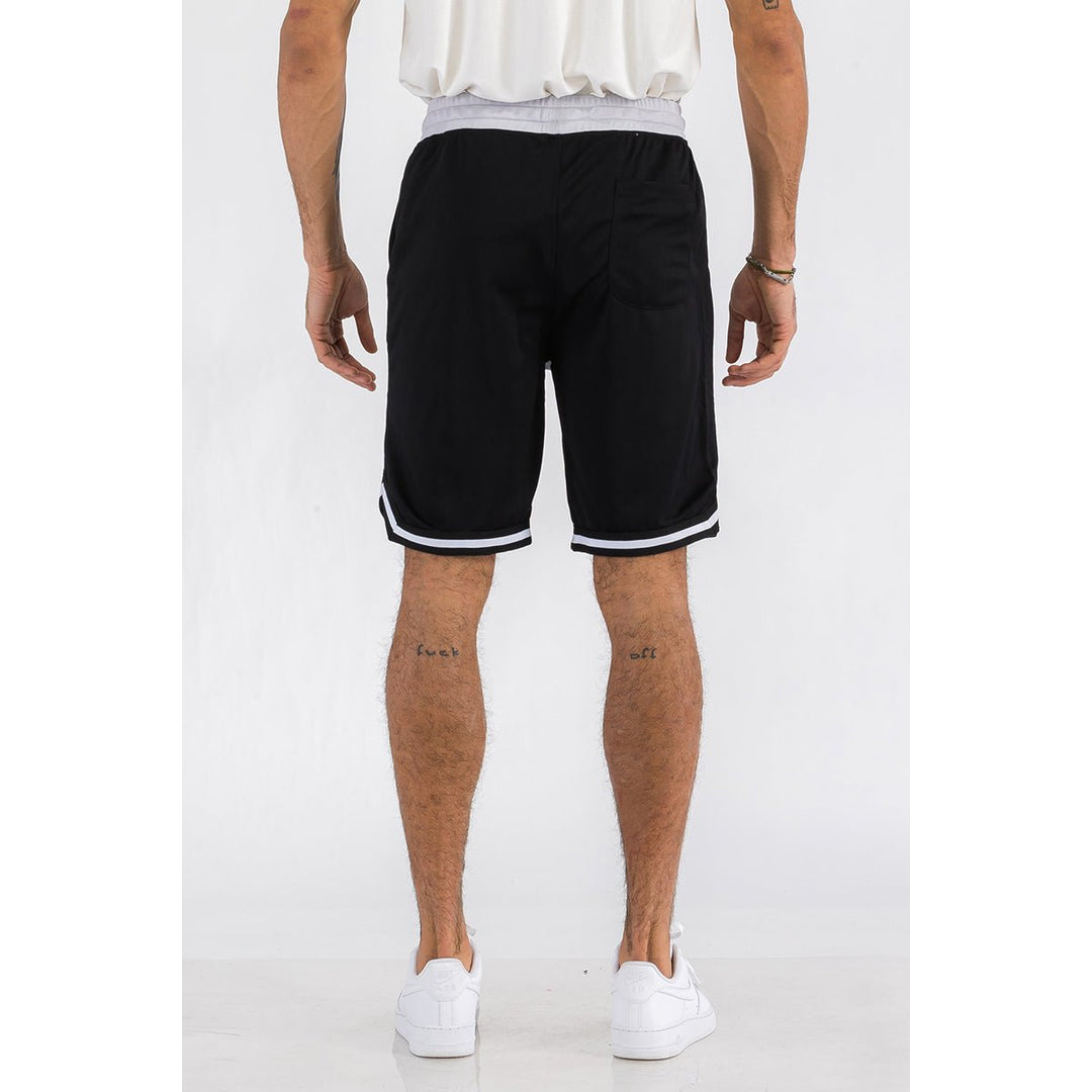 Mens Striped Basketball Active Jordan Shorts Image 4