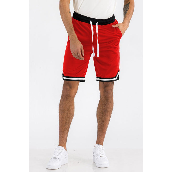 Mens Striped Basketball Active Jordan Shorts Image 7