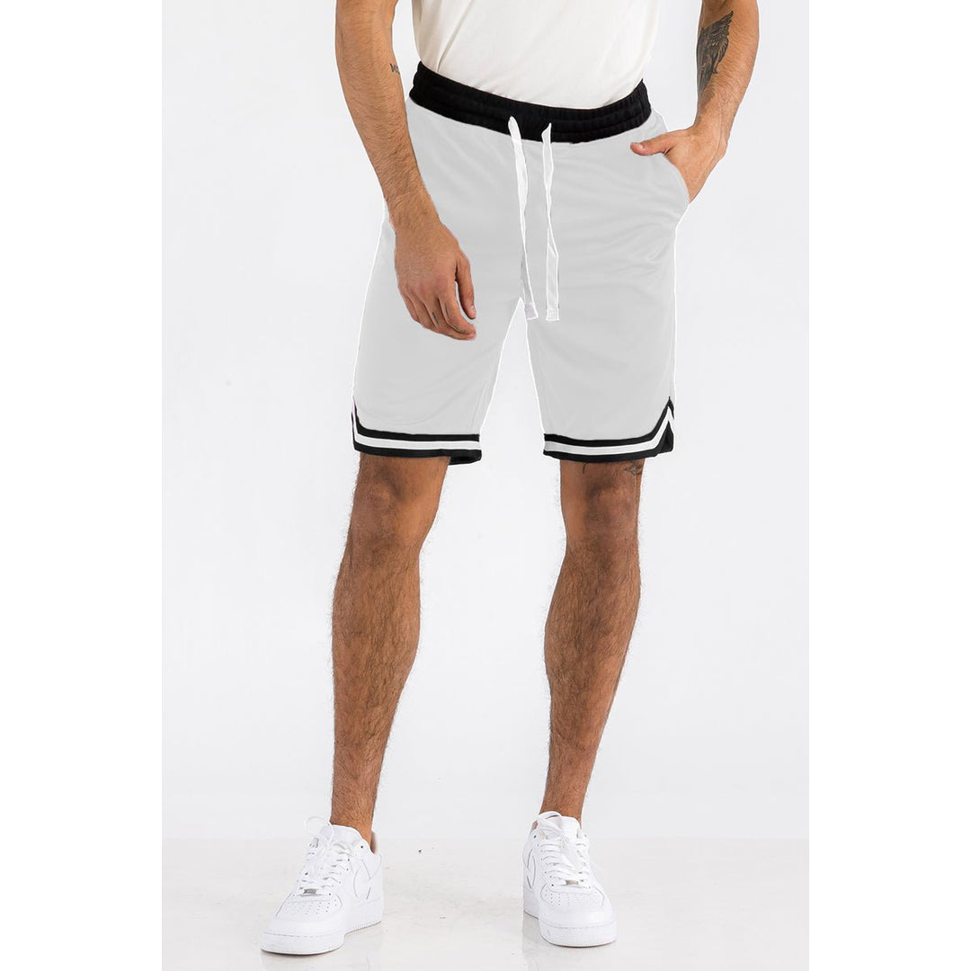 Mens Striped Basketball Active Jordan Shorts Image 9