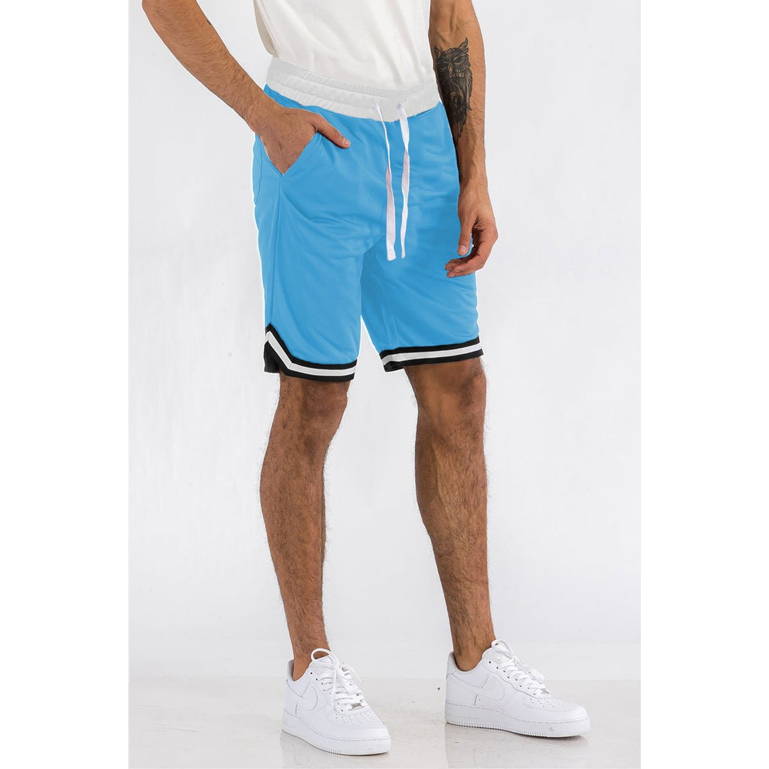 Mens Striped Basketball Active Jordan Shorts Image 11