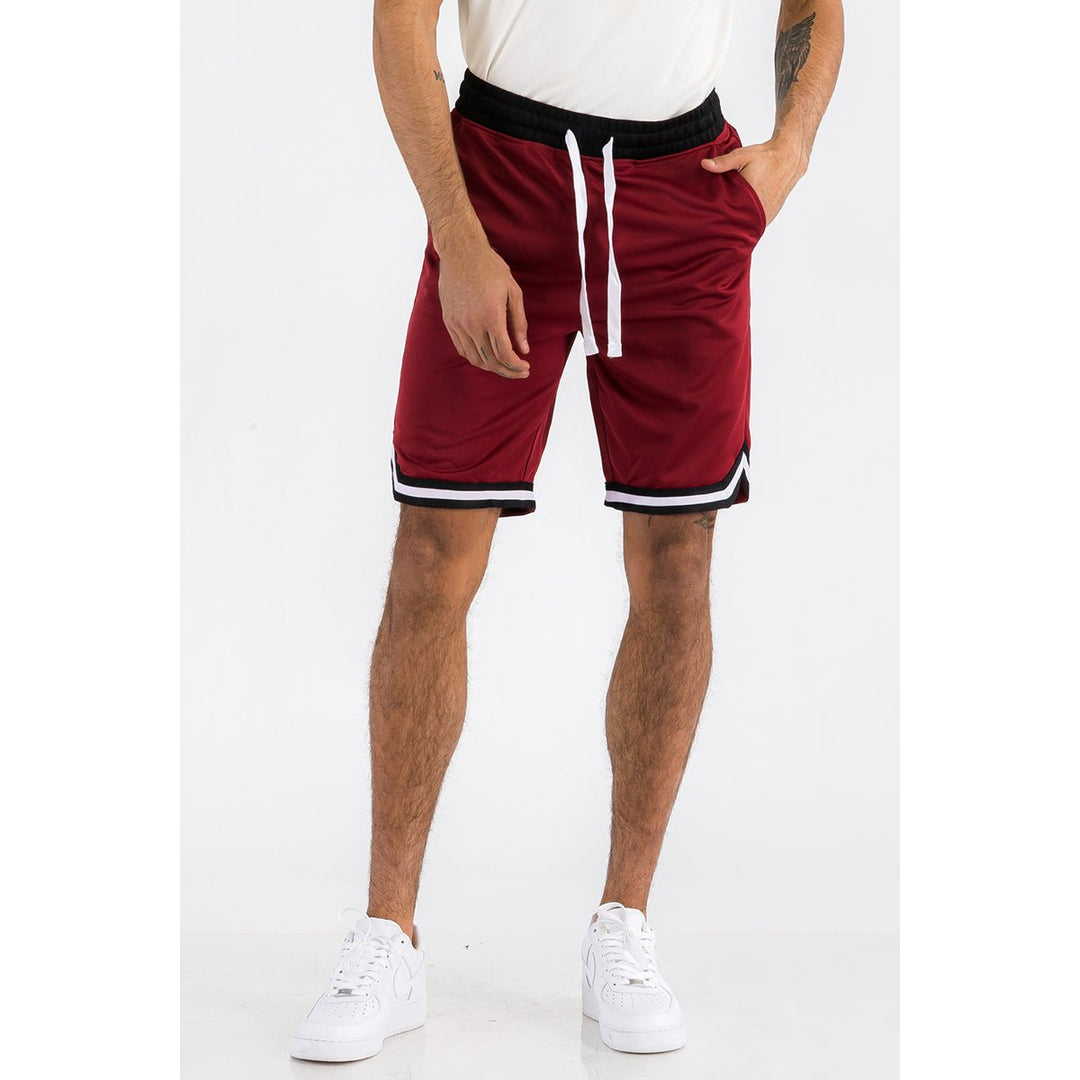 Mens Striped Basketball Active Jordan Shorts Image 12