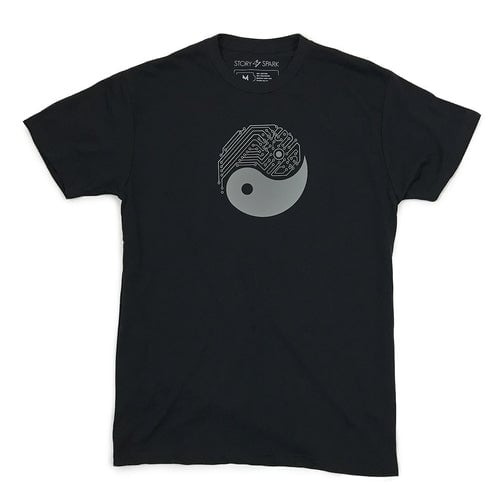 Yin Yang Tech T-Shirt Image 1