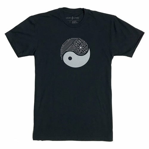 Yin Yang Tech T-Shirt Image 1