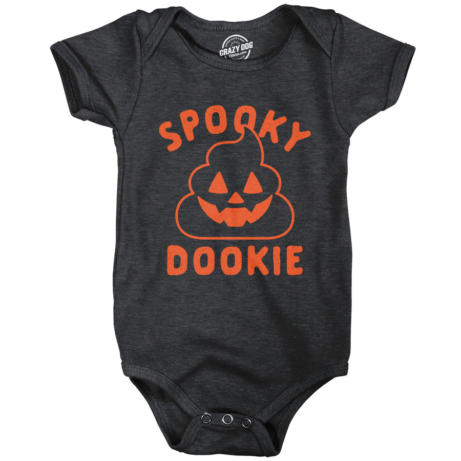 Spooky Dookie Baby Bodysuit Funny Sarcastic Halloween Graphic Jumper For Infants Image 1