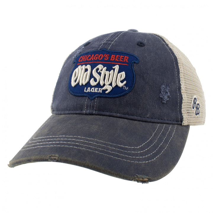 Old Style Retro Brand Denim Hat Image 1