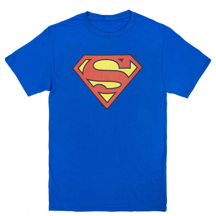 Superman Royal Blue T-Shirt Image 1