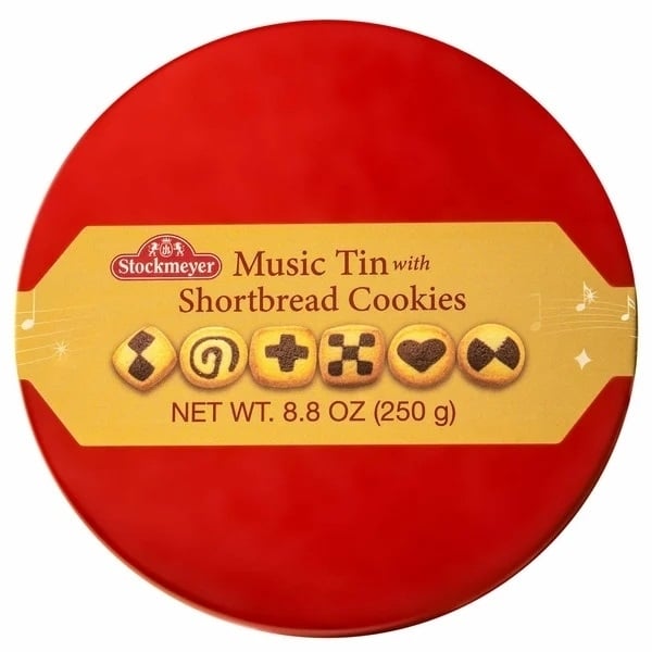 Stockmeyer Butter Cookie Music Tin 8.8 Ounce Tin Image 1