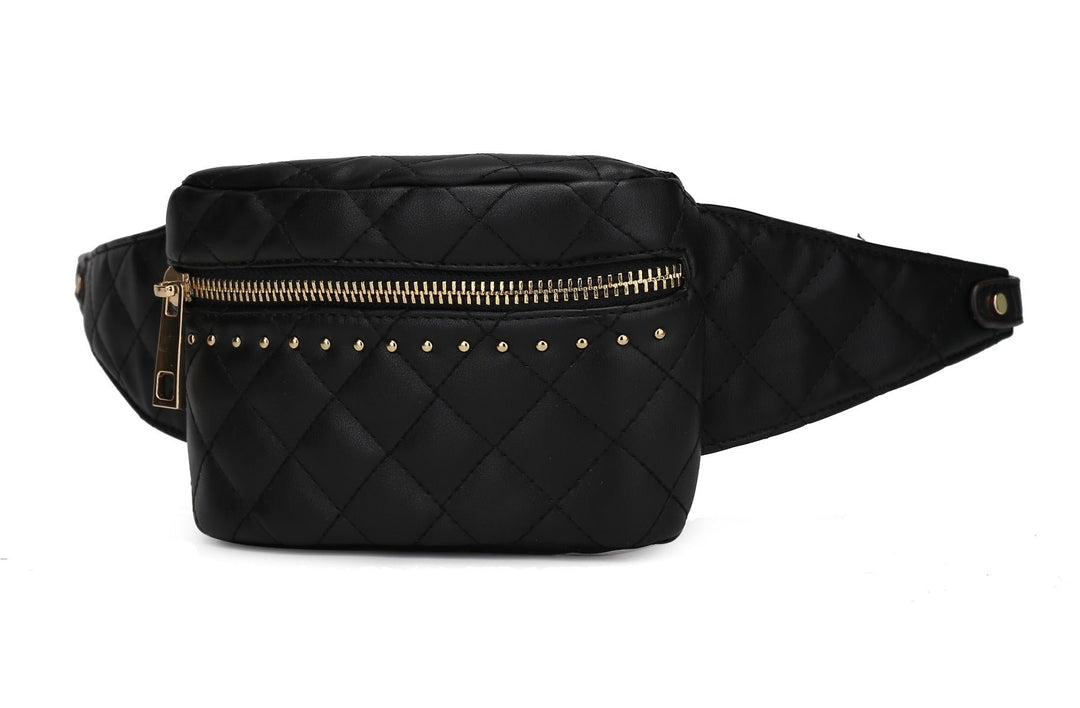 MKFCollection Camilla Belt Bag - Vegan Leather Designer Handbag Image 7