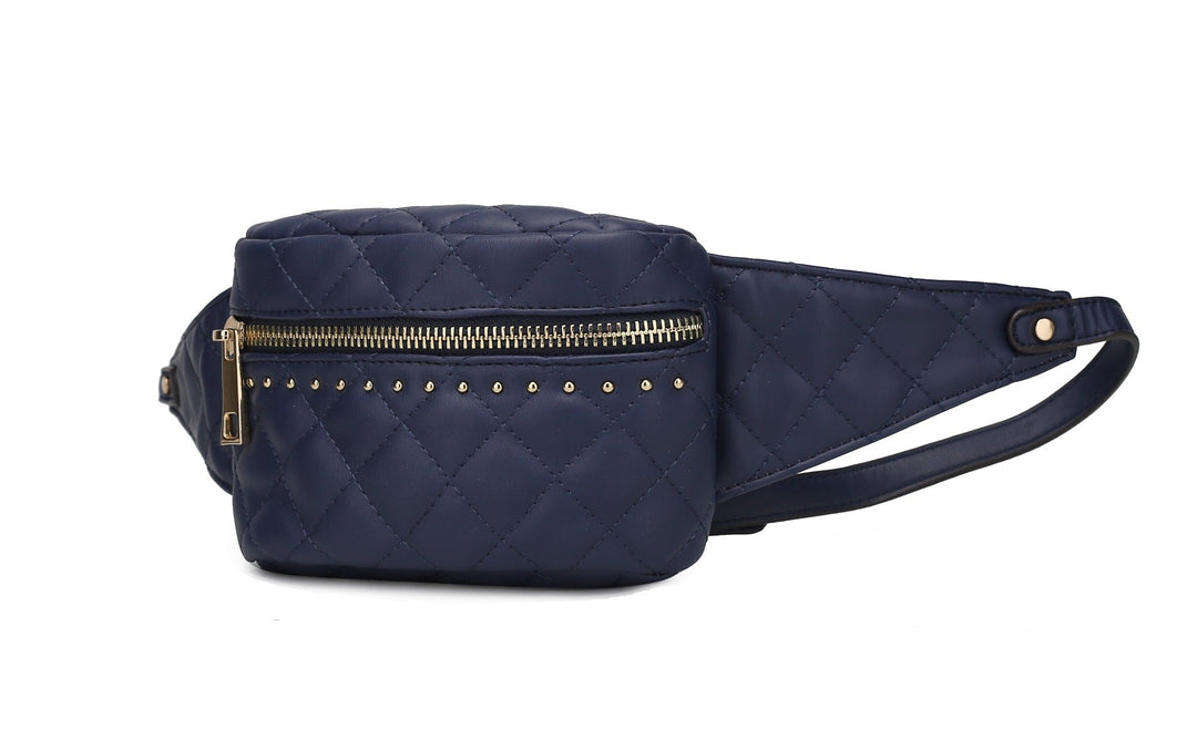 MKFCollection Camilla Belt Bag - Vegan Leather Designer Handbag Image 8