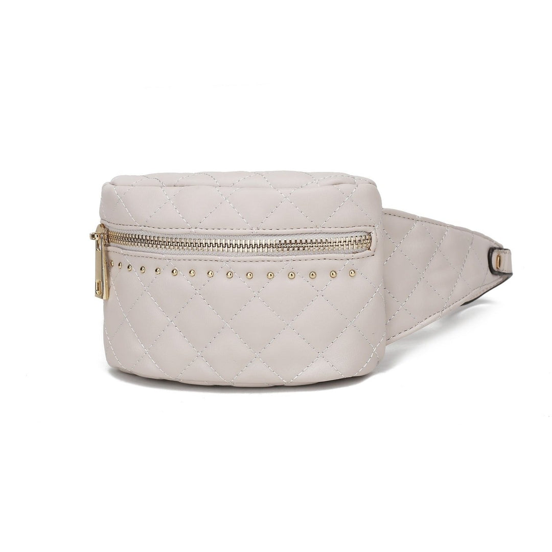 MKFCollection Camilla Belt Bag - Vegan Leather Designer Handbag Image 11