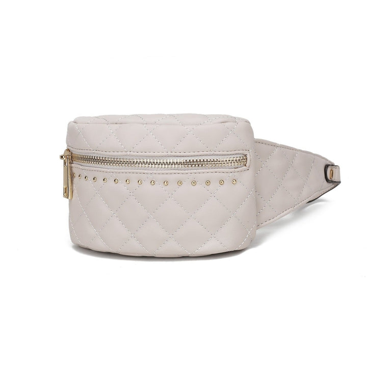 MKFCollection Camilla Belt Bag - Vegan Leather Designer Handbag Image 1