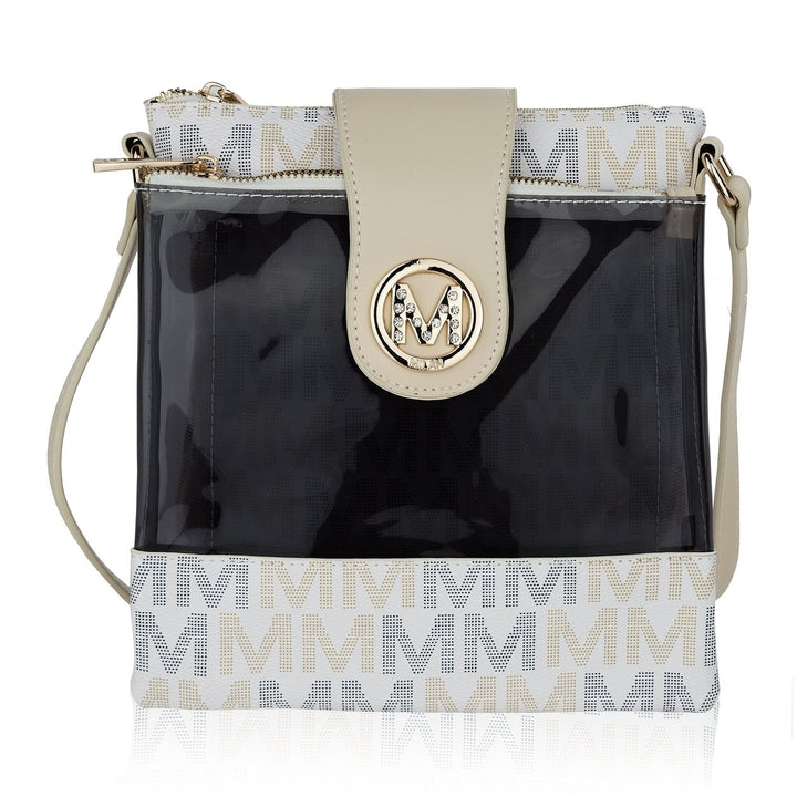 MKFCollection Kemira Signature Crossbody Bag - Vegan Leather Designer Handbag Image 8