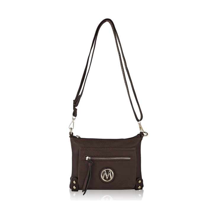 MKFCollection Rudy Crossbody Bag - Vegan Leather Designer Handbag Image 3