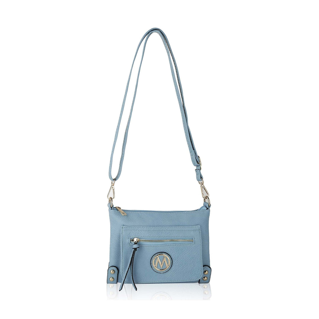 MKFCollection Rudy Crossbody Bag - Vegan Leather Designer Handbag Image 4