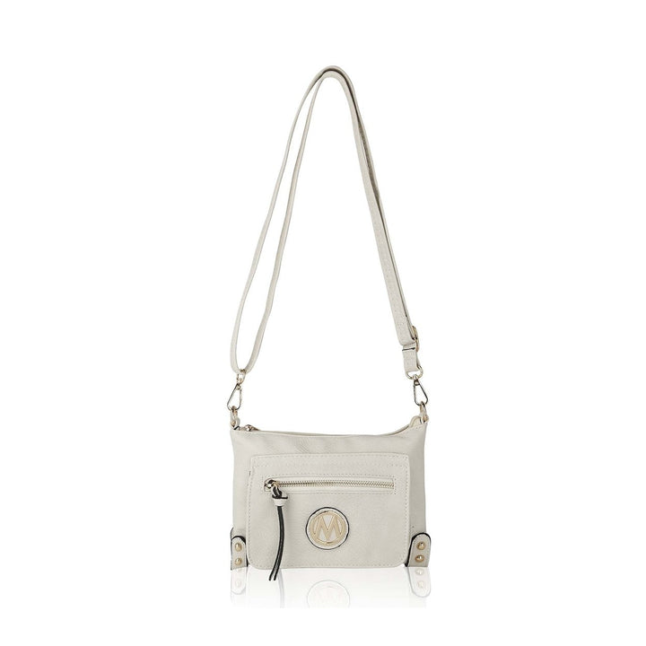 MKFCollection Rudy Crossbody Bag - Vegan Leather Designer Handbag Image 10