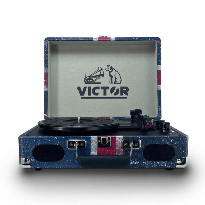 Victor Metro Plus Portable Dual Bluetooth Suitcase Turntable Image 4