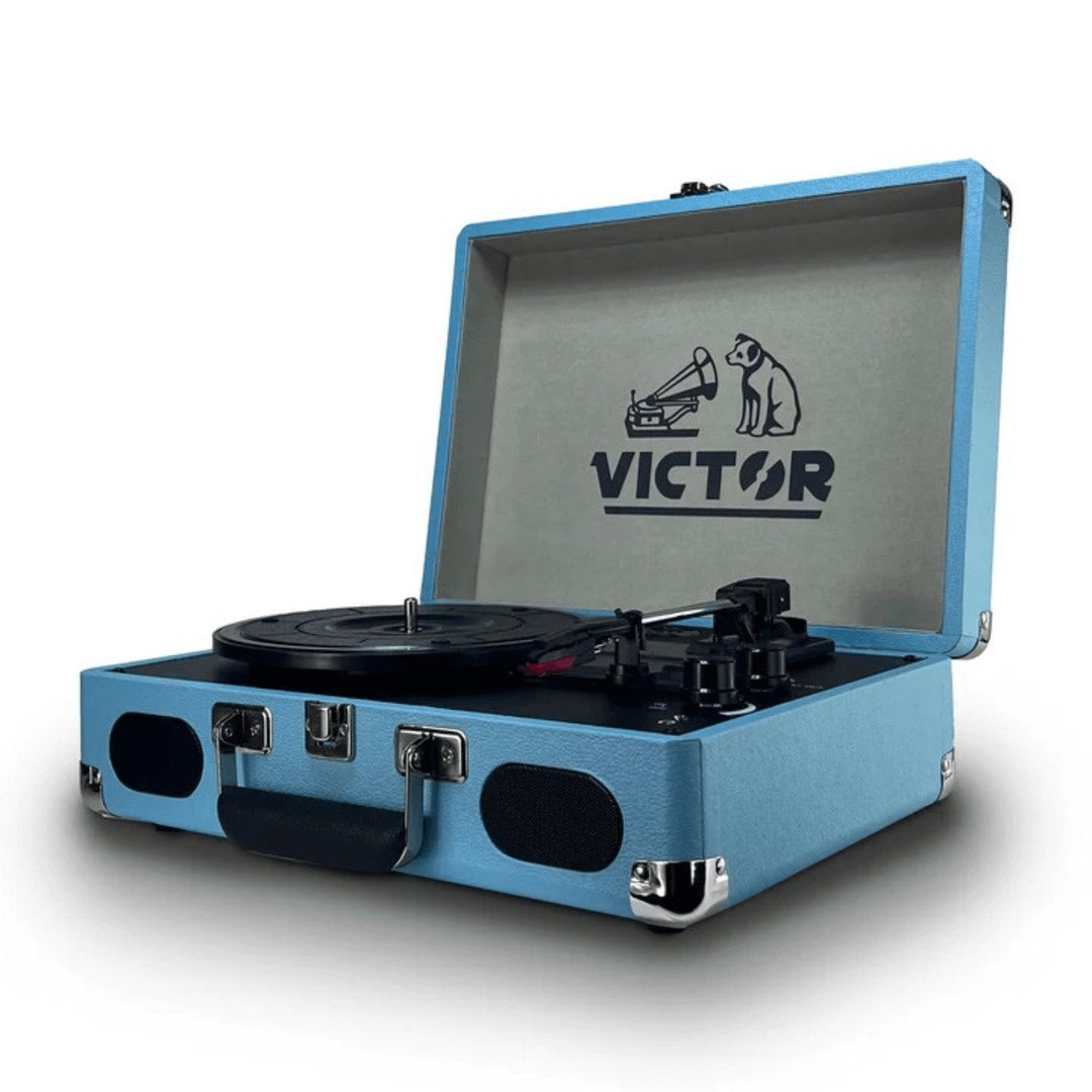 Victor Metro Plus Portable Dual Bluetooth Suitcase Turntable Image 11