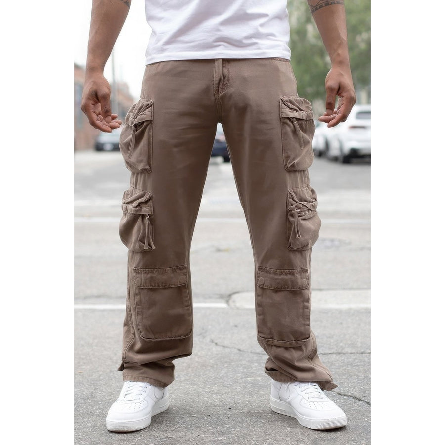 Baggy Fit Cargo Pants Image 1