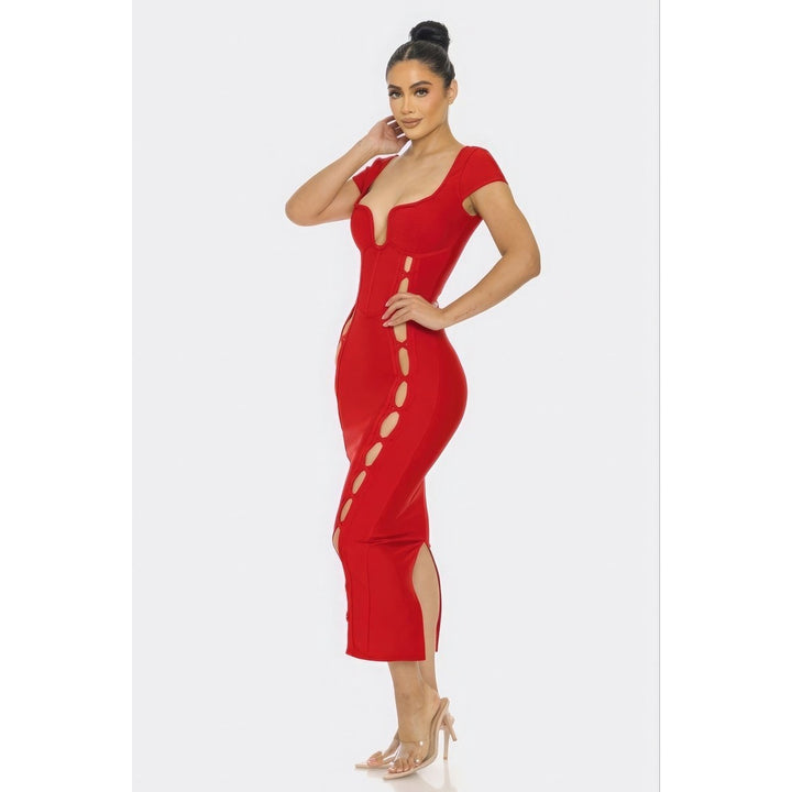 Bandage Midi Dress Image 2