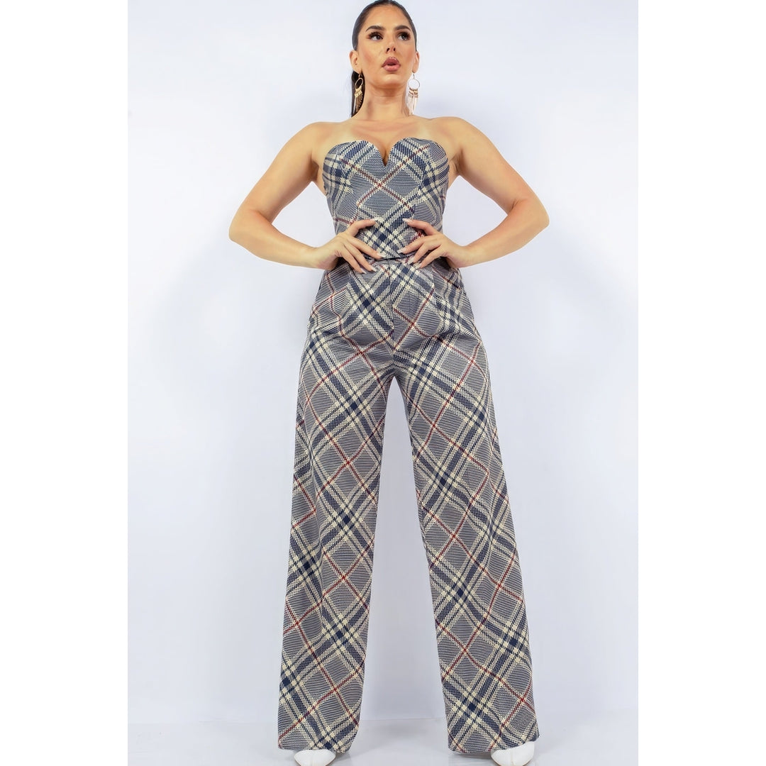 Bustier Top and Wide Pants Set Image 1